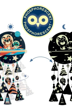 Phosphorescent toy windcatcher Phosphorescent toy windcatcher